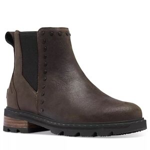 NEW Sorel Women's Lennox Chelsea Stud Lug Sole Booties 7.5-8